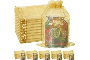 Windyun Large Organza Drawstring Bags for Exquisite Packaging