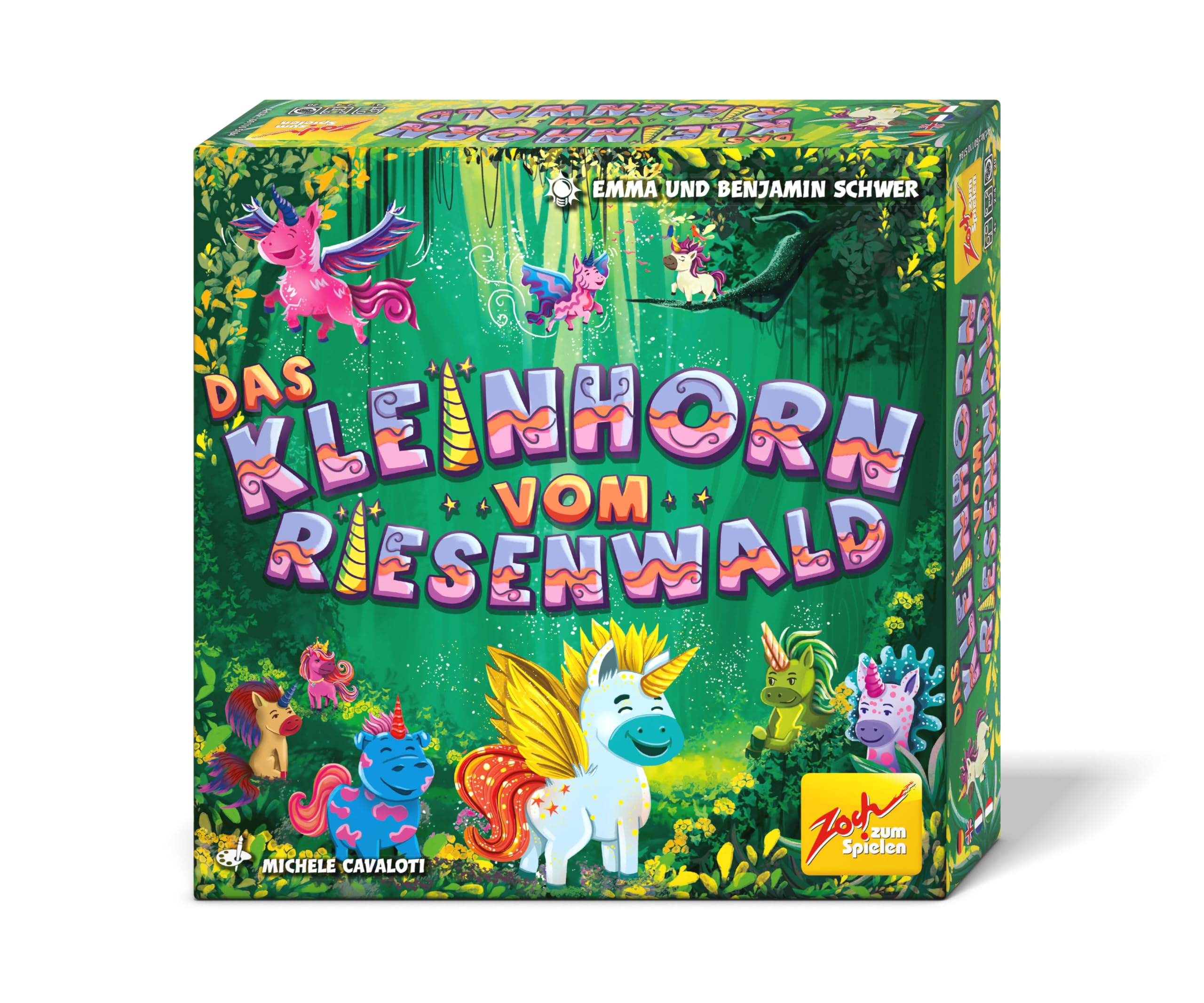 Zoch 601105184 - The Kleinhorn of the Giant Forest (Children's Game from 4 Years) - Fantastic Unicorn Game for Children for 2-4 Players, Approx. 20 Minutes Duration per Game Round