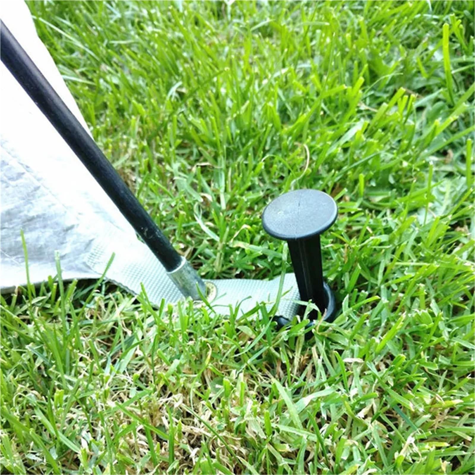 100 Pezzi di picchetti in plastica for Telo Anti-Erba, in Tessuto, for Tenere Ferma la Rete da Giardino, for Copertura in Anti-Erbacce per Fissaggio(30cm)