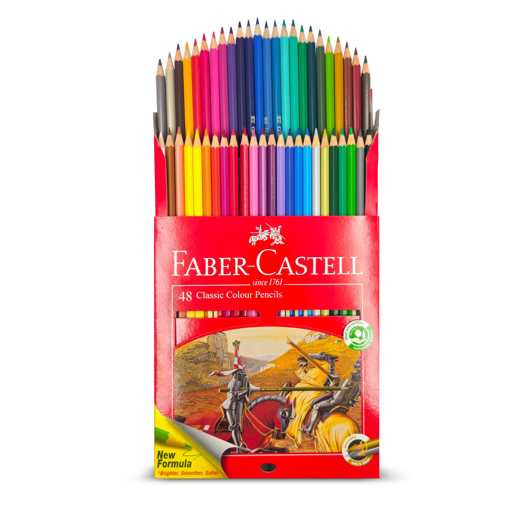Amazon | ファーバーカステル Faber-Castell 油性色鉛筆セット 48色