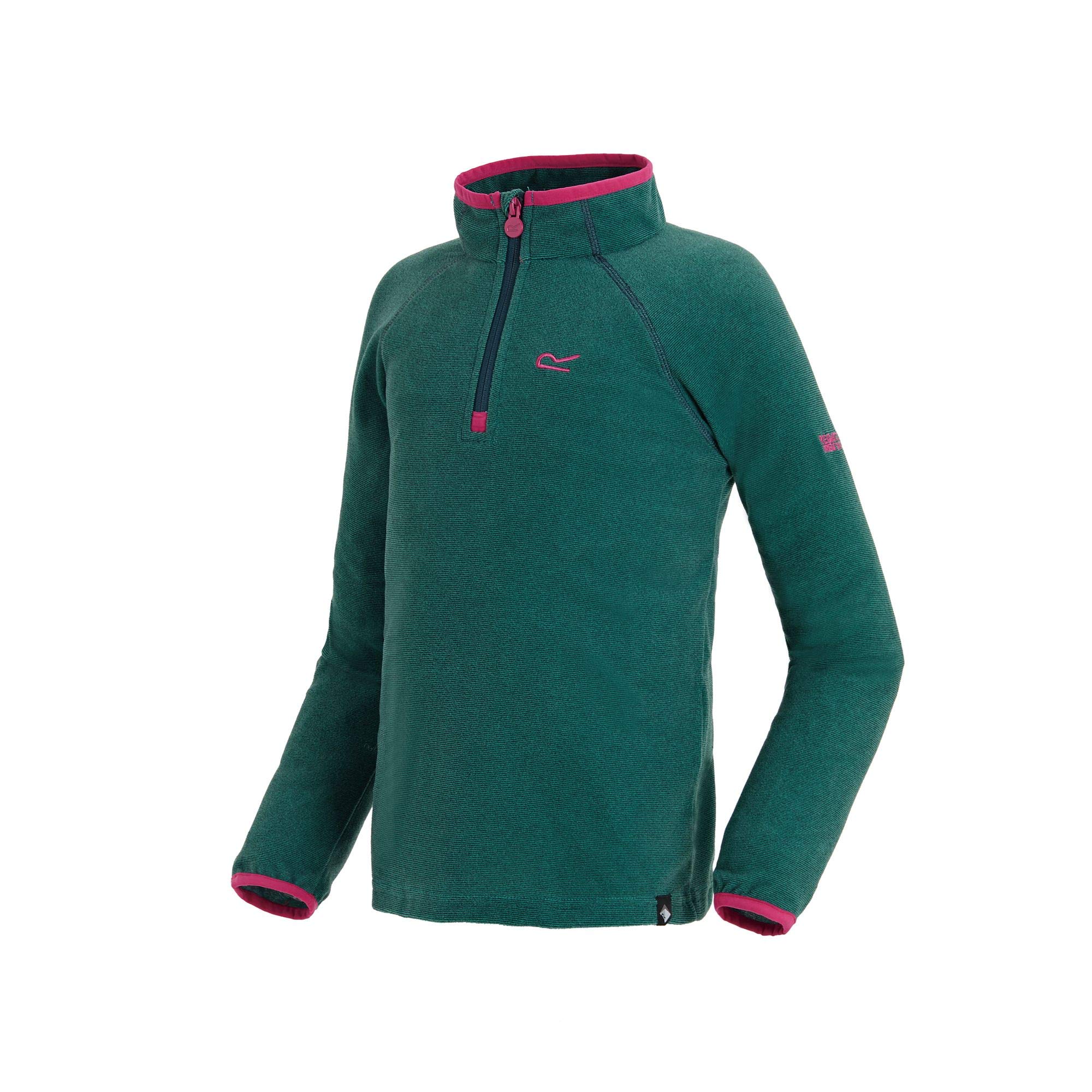Regatta Kids' Loco Half Zip Fleece Green