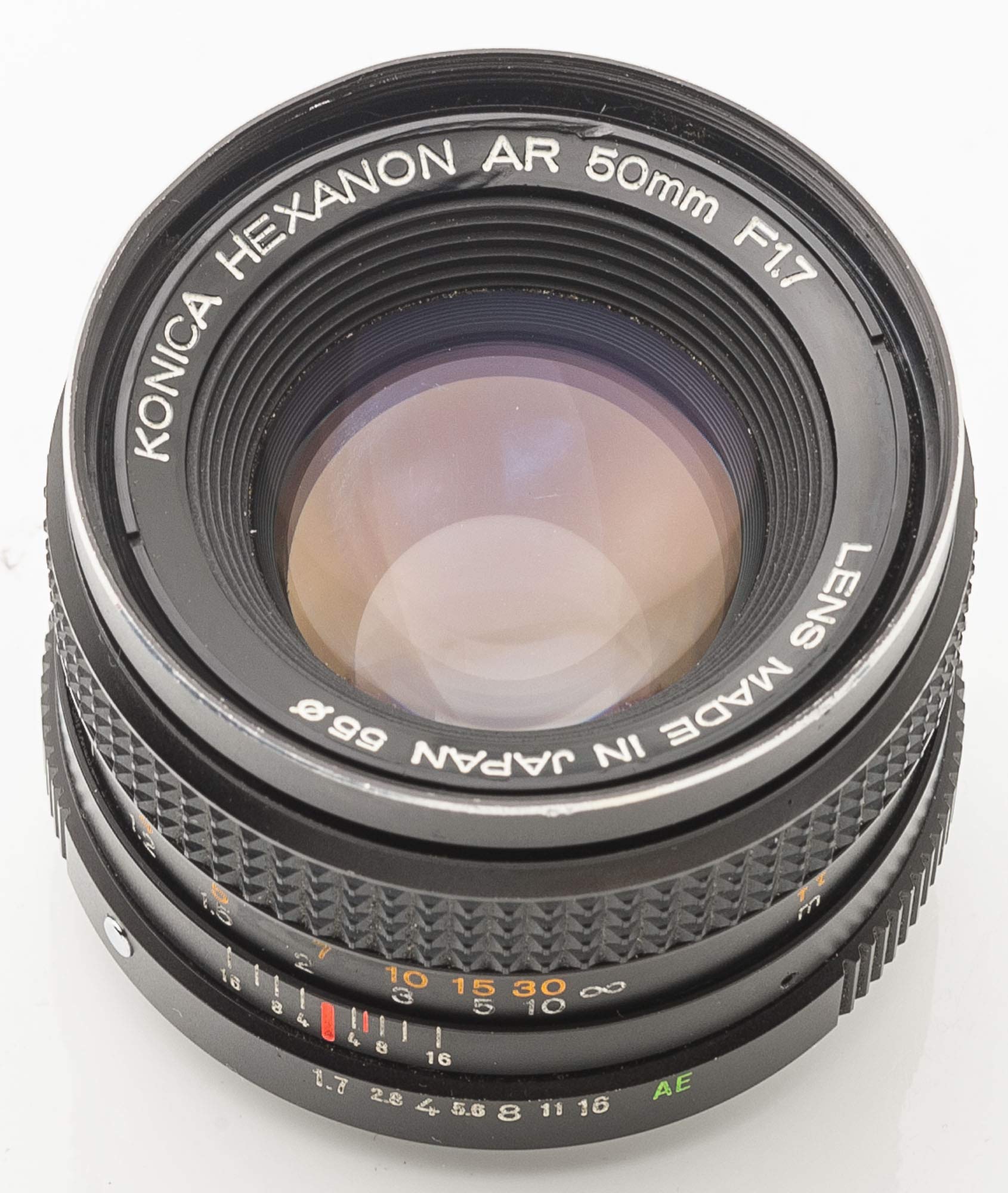 Objectif Konica Hexanon AR 50mm F/1.7 – Monture AR – Focale Fixe – Fabriqué Au Japon