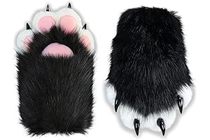 Durable and Flexible Black&White Paws