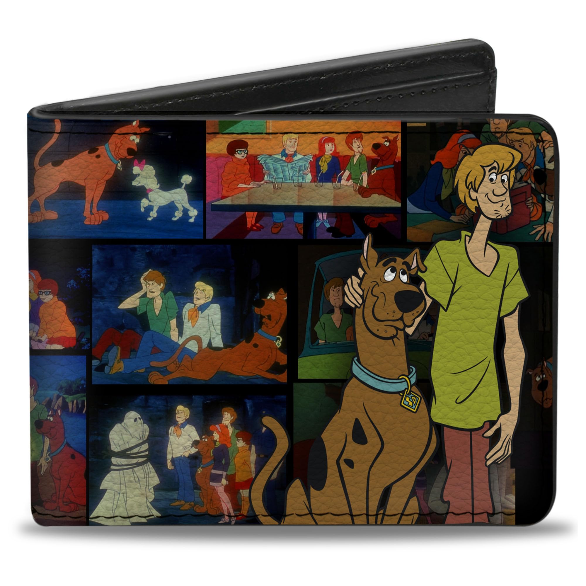 Men's Wallet Shaggy Pose/Scene Blocks + Scooby Doo Bi-Fold