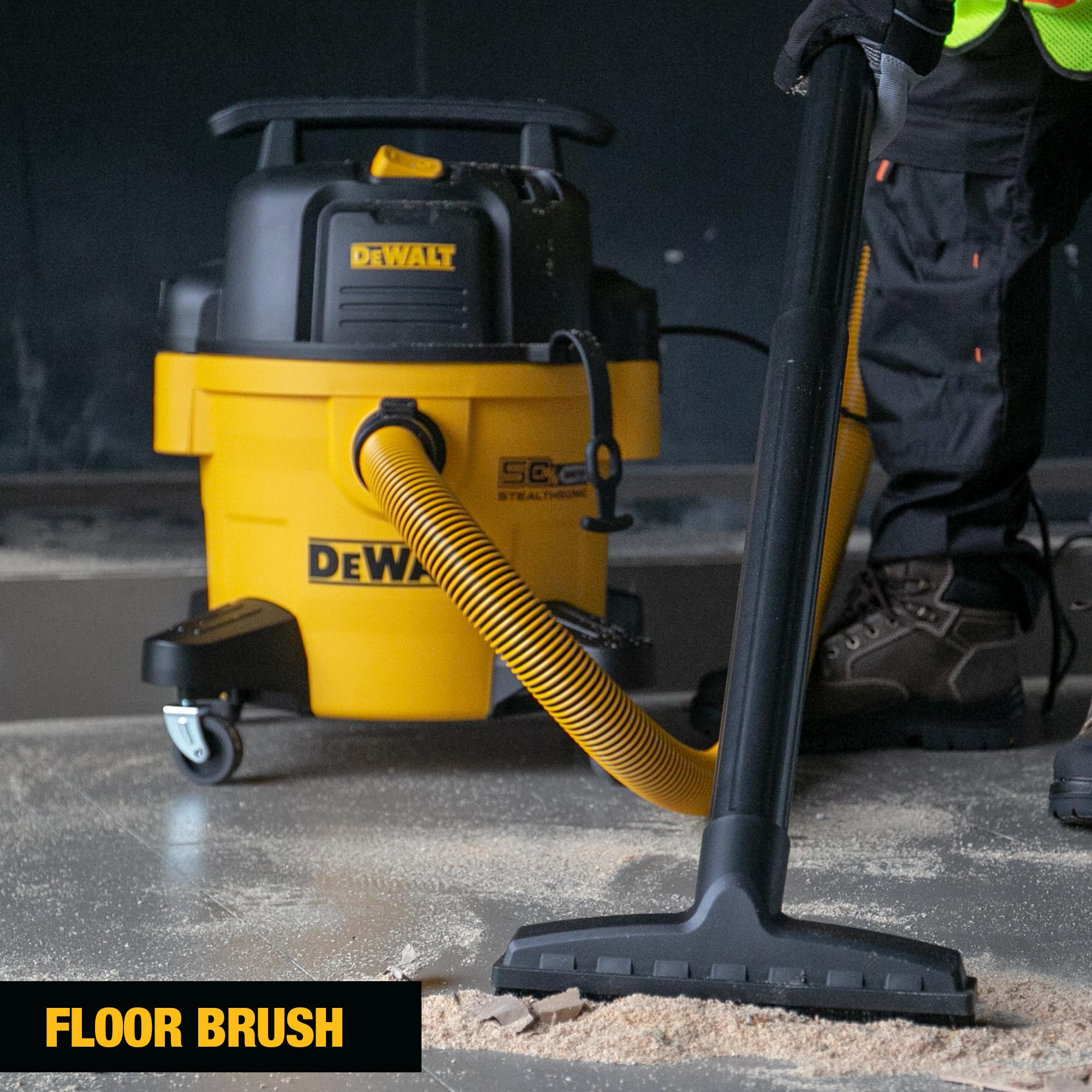 DEWALT Quiet Shop Vacuum - 5 HP Wet & Dry -7