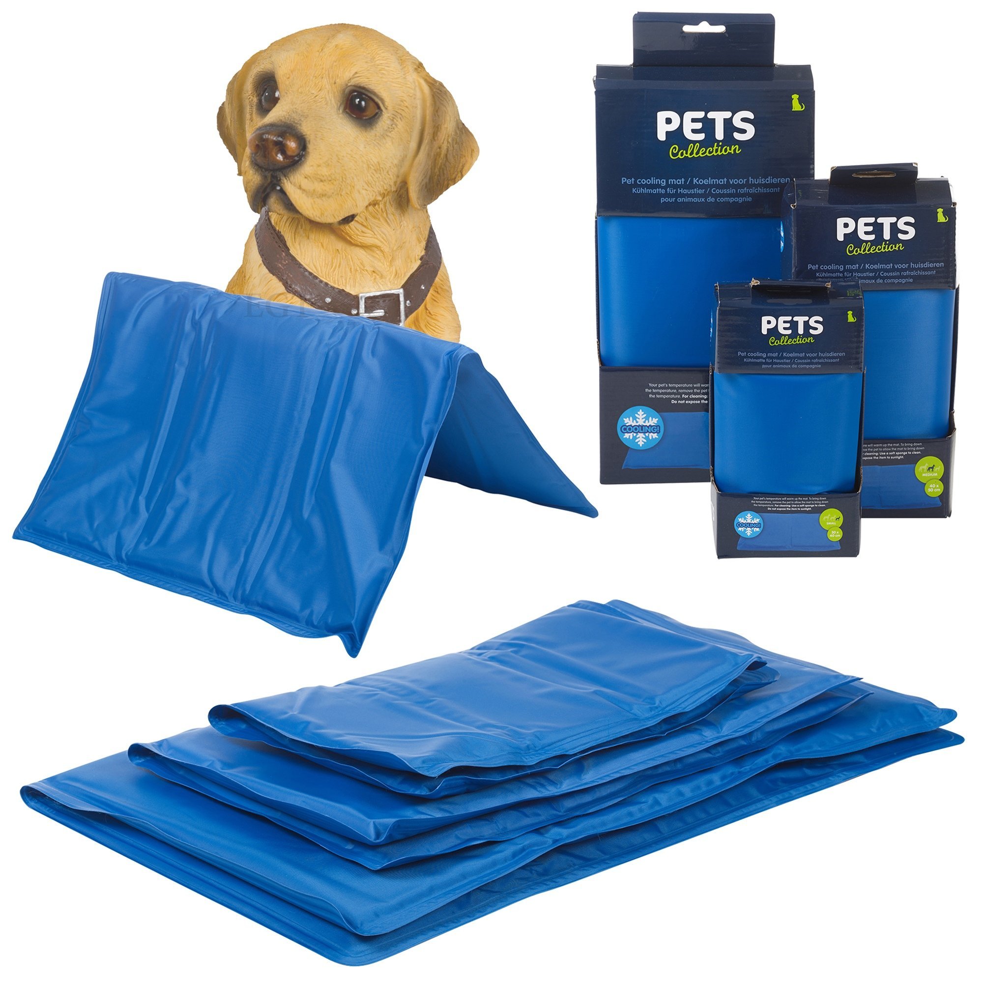 Dog Cat Pet Self Cooling Gel Mat Heat Summer Hot Weather Bed Pad Kitten Puppy
