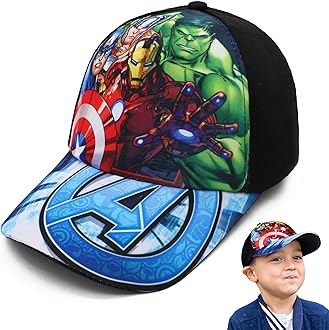 Printed Character Little Baseball Cap for Kids, Baby Girls and Boys 3-12 Years