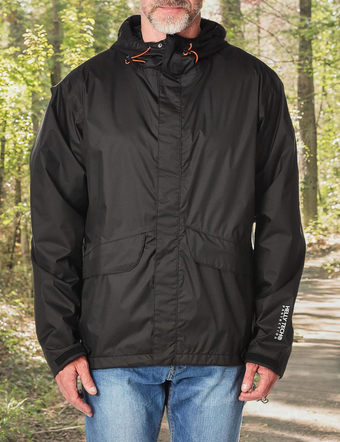 Helly-Hansen Manchester Waterproof Rain Jackets for Men Featuring Breathable Water- and Windproof Construction, Storm Flap - Image 6
