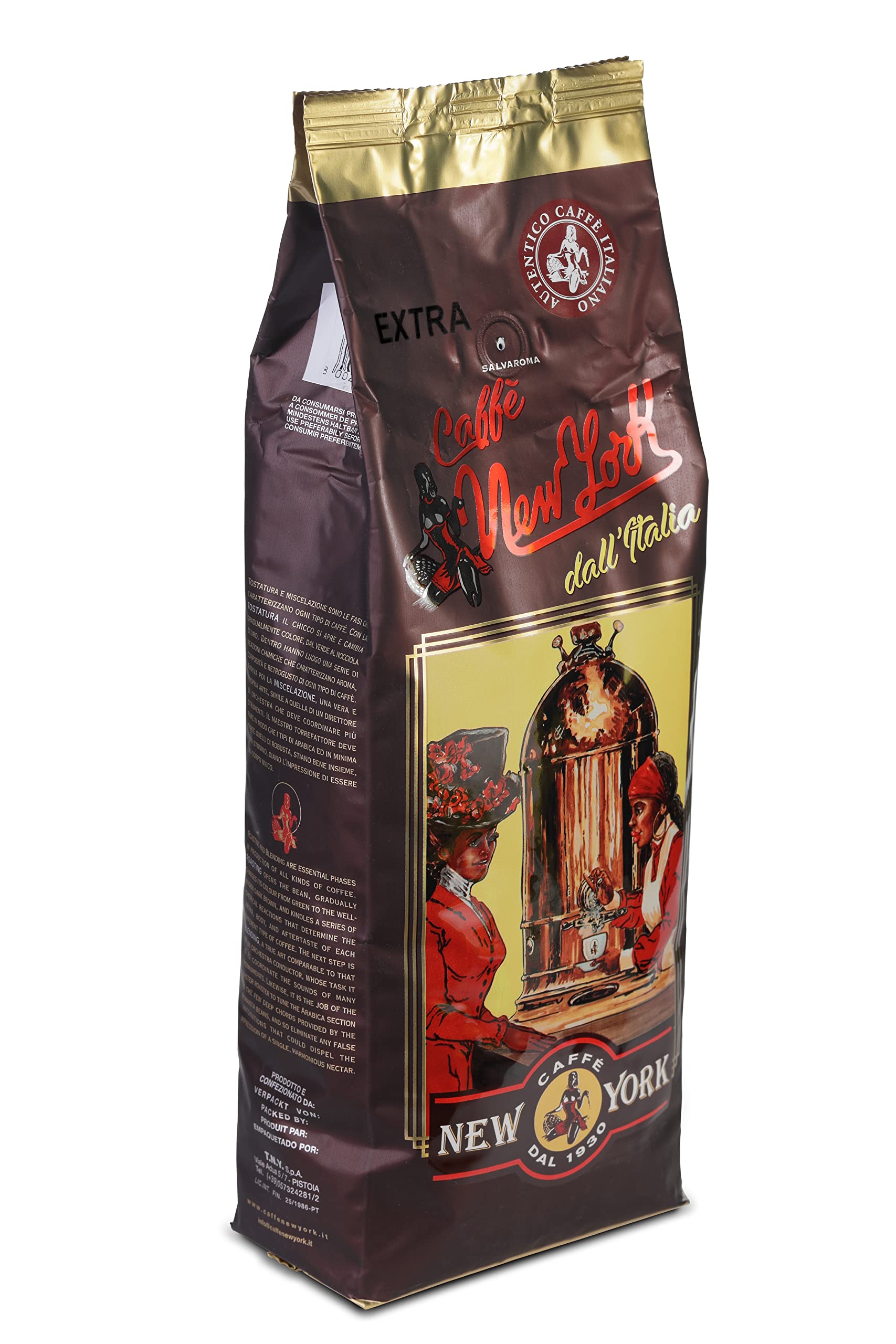 Caffè New York - EXTRA - Granos de café - 1000g
