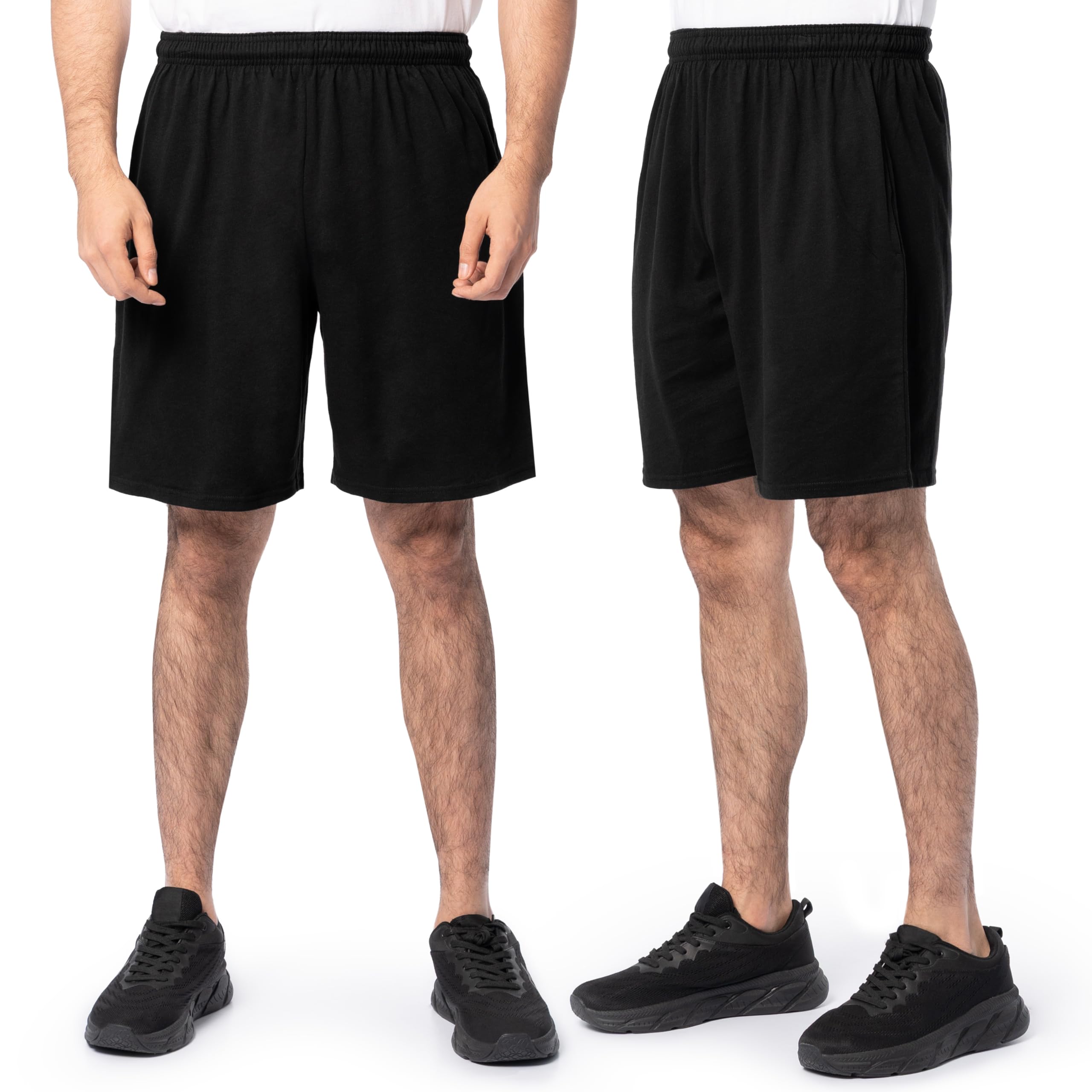 Fruit of the Loom Men's Eversoft Cotton Shorts with Pockets (S-4XL)
