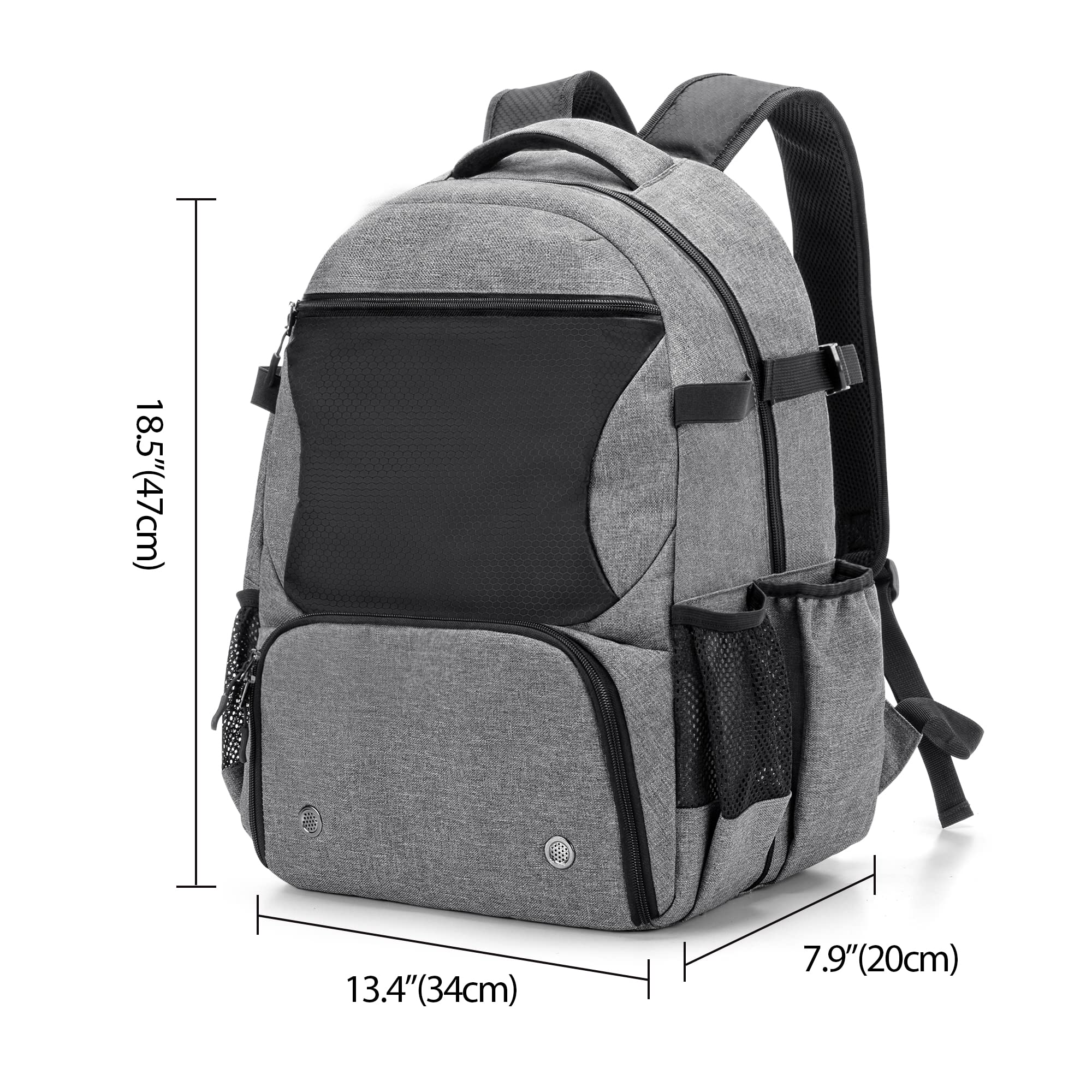Sac de sport avec compartiment à chaussures - Bleu ciel