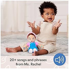 Ms. Rachel Official Speak & Sing Doll, 16 Tall Interactive Toy with 4 Songs & 16+ Phrases, Toddler Toys for Girls & Boys Ages 6 Months to 3+ Years.