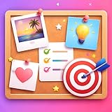 Create personalized digital vision boards Set short-term and long-term goals Daily affirmations for positive mindset Visual progress tracking dashboard Track completed and ongoing goals Clean and intuitive user interface Simple goal organization syst...