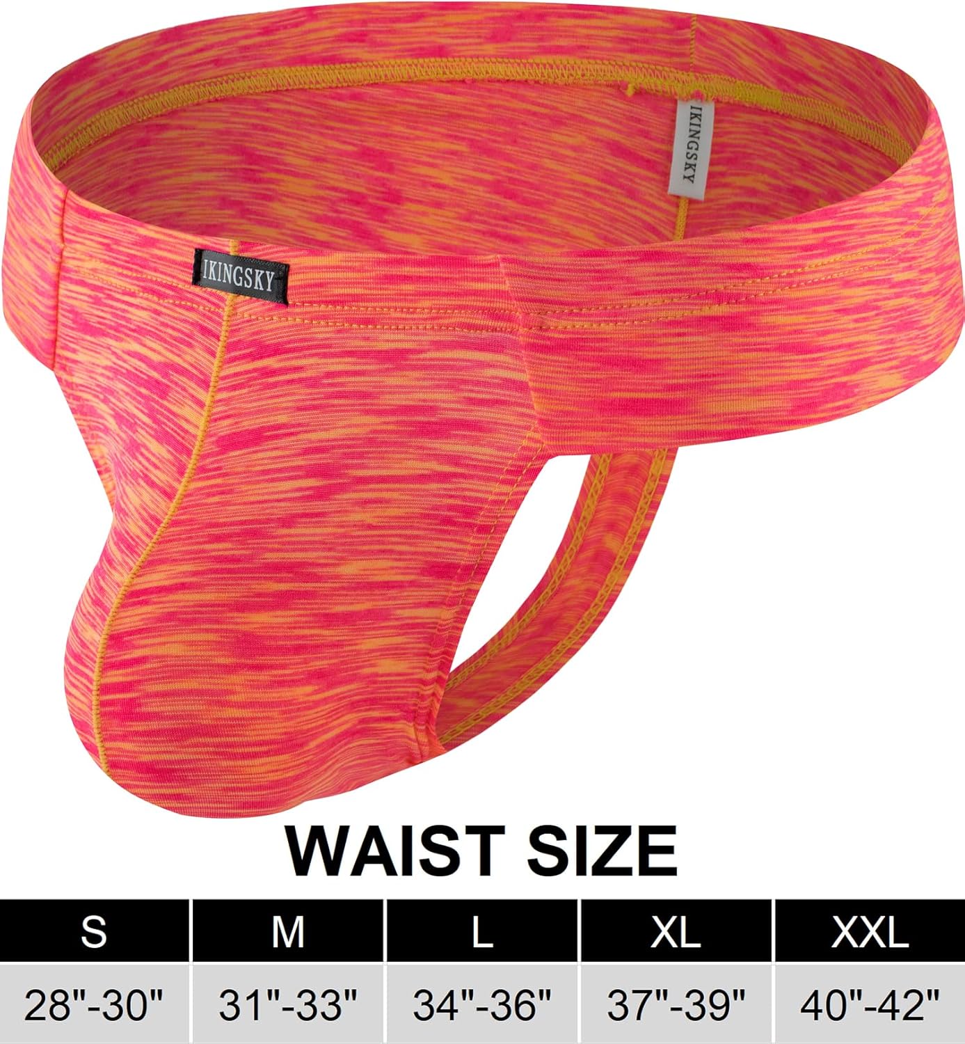 iKingsky Men's Colorful Cheeky Thong Sexy Mini Cheek Underwear Sext Quick-dry Under Panties for Men - Image 7