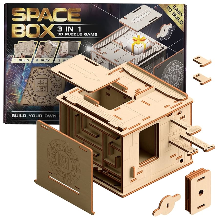 Amazon | ESC WELT Space Box 3D パズルゲーム - 3つの1つの