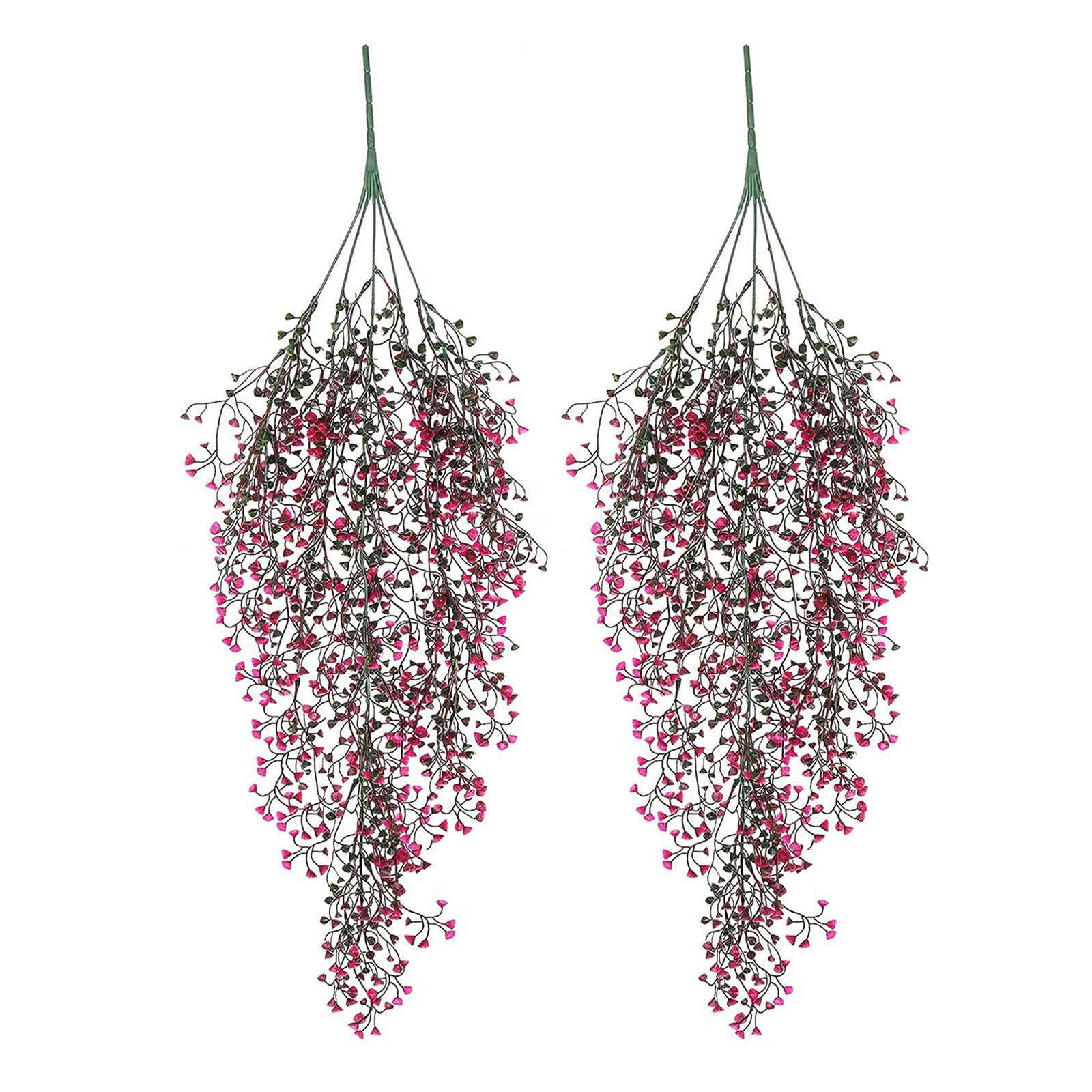 Xinsheinelry Ferns Ivies Willow Vine Hanging Decoration for Home Offices Wall Artificial Plant with Realistic Leaves and Stems Hanging Herbage