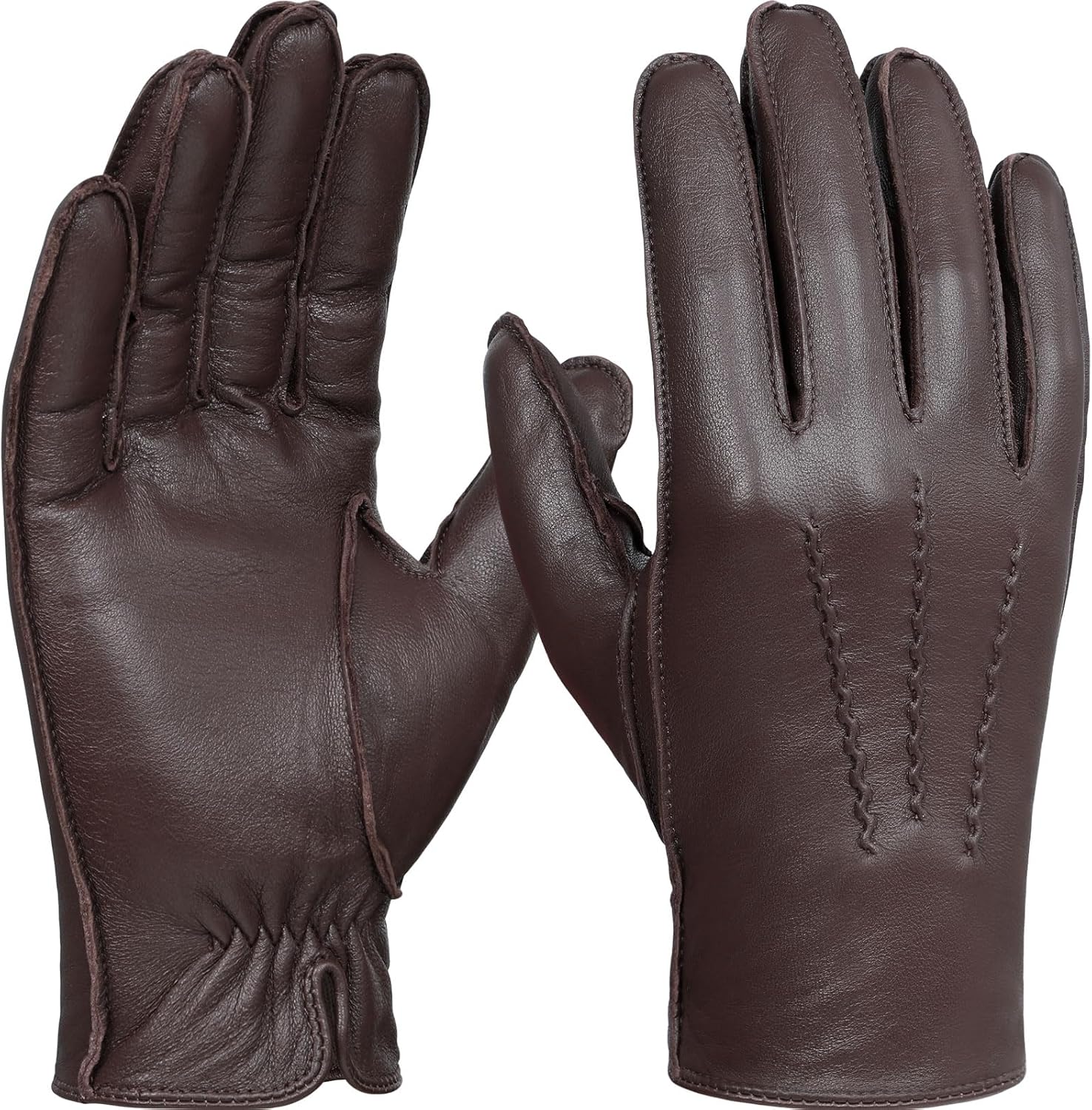 GSG SINCE 1998 Mens Echt Lederen Handschoenen voor