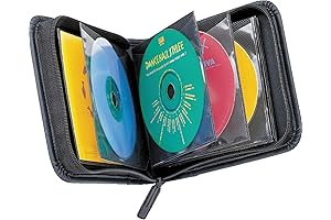 Case Logic CD Case: KSW-32 32-Capacity CD/DVD Prosleeve Wallet (Black)