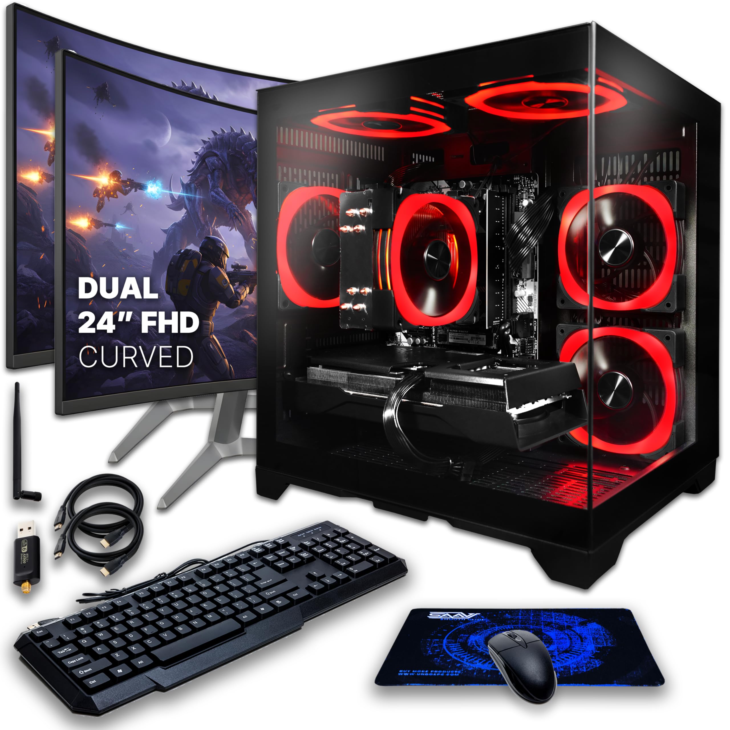 Amazon.co.jp: SAAV Drex プレビルトゲーミングPCバンドル
