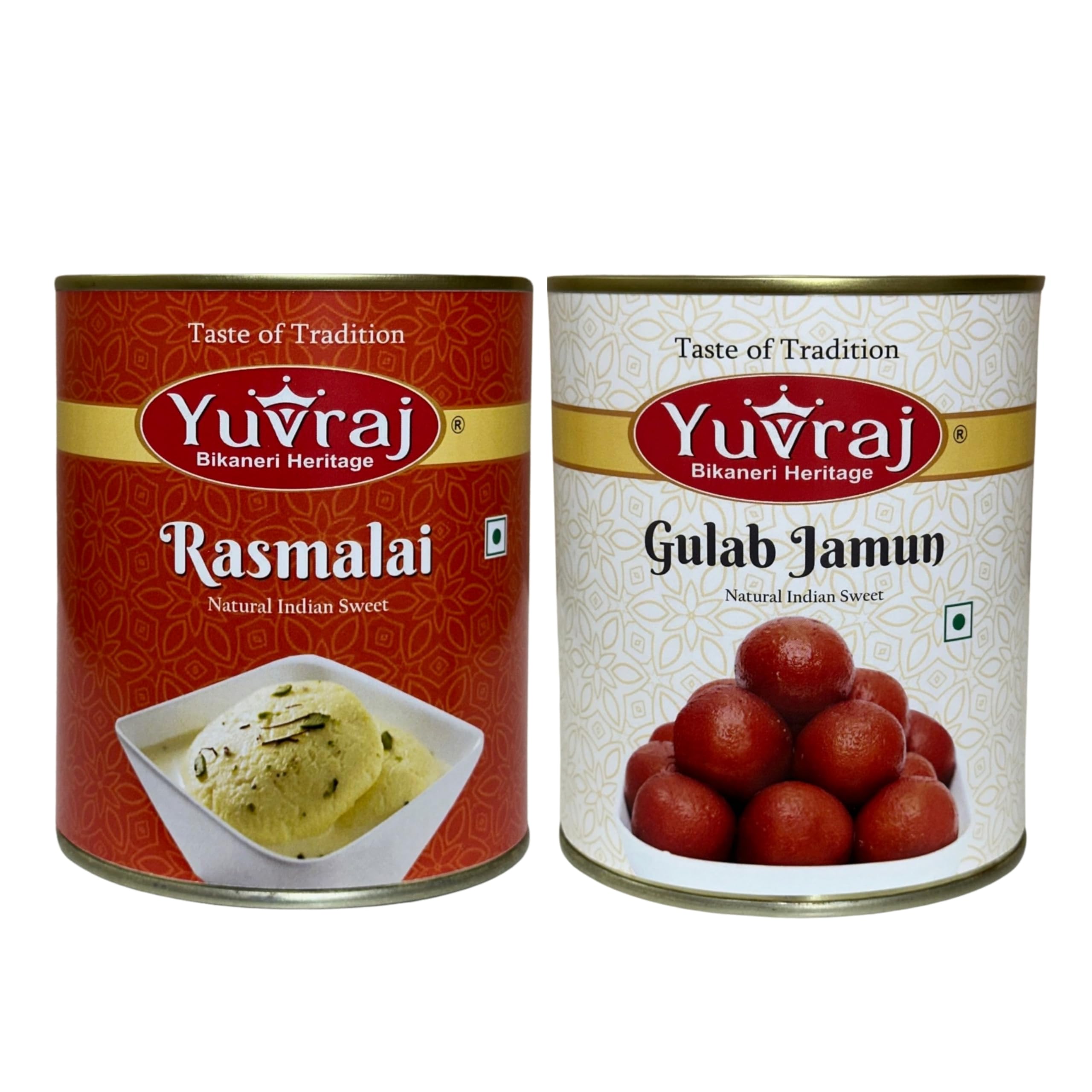 Yuvraj Gulab jamun & rasmalai Sweets Combo 1 kg x 2 tin Pack (B0D4K51KG4) Amazon Price History, Amazon Price Tracker
