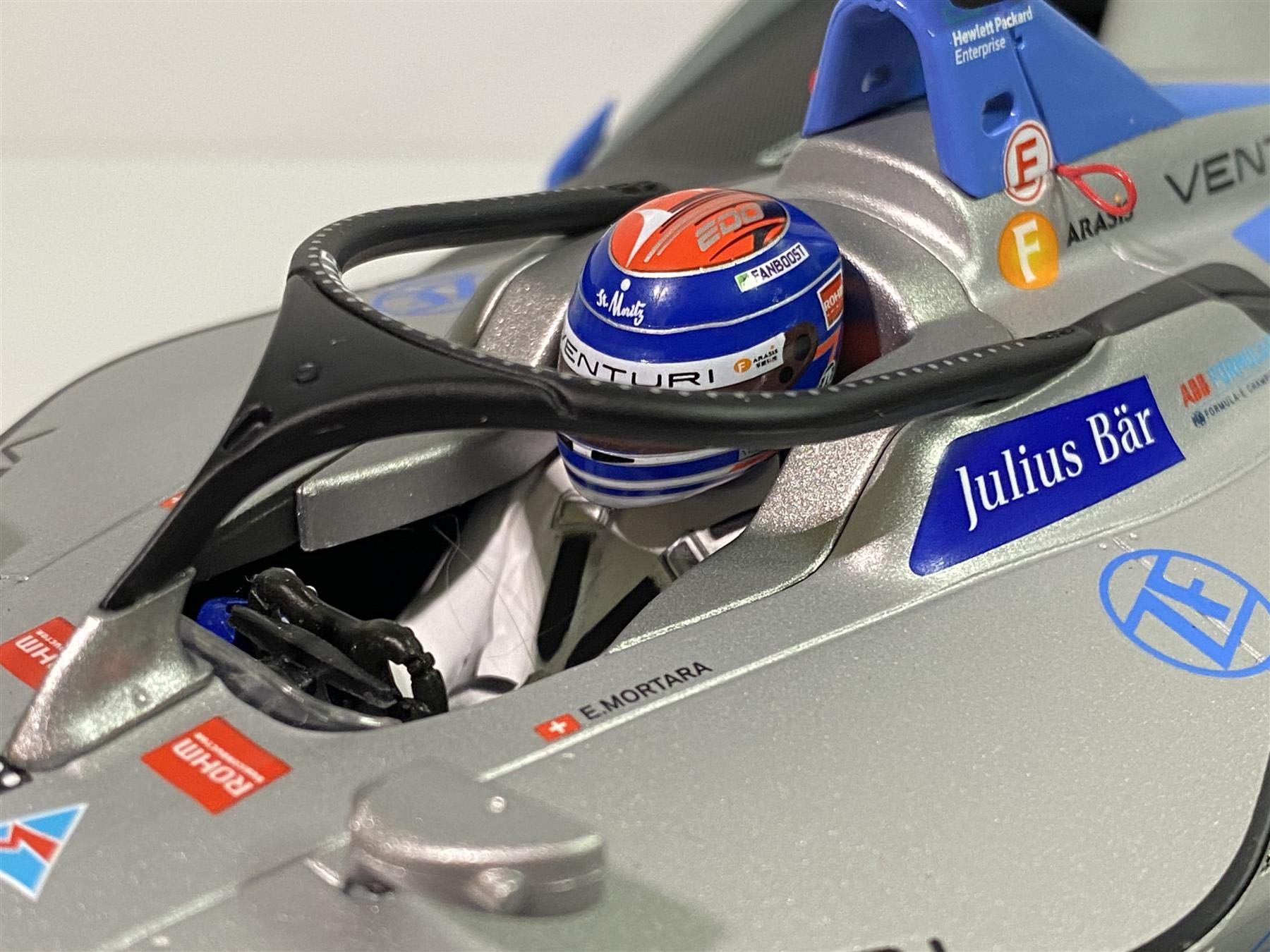 paul's model art gmbh Minichamps 114180048 - Formula E Season 5 Venturi Formula E Team Mortara - Scala 1/18 - Modello da Collezione