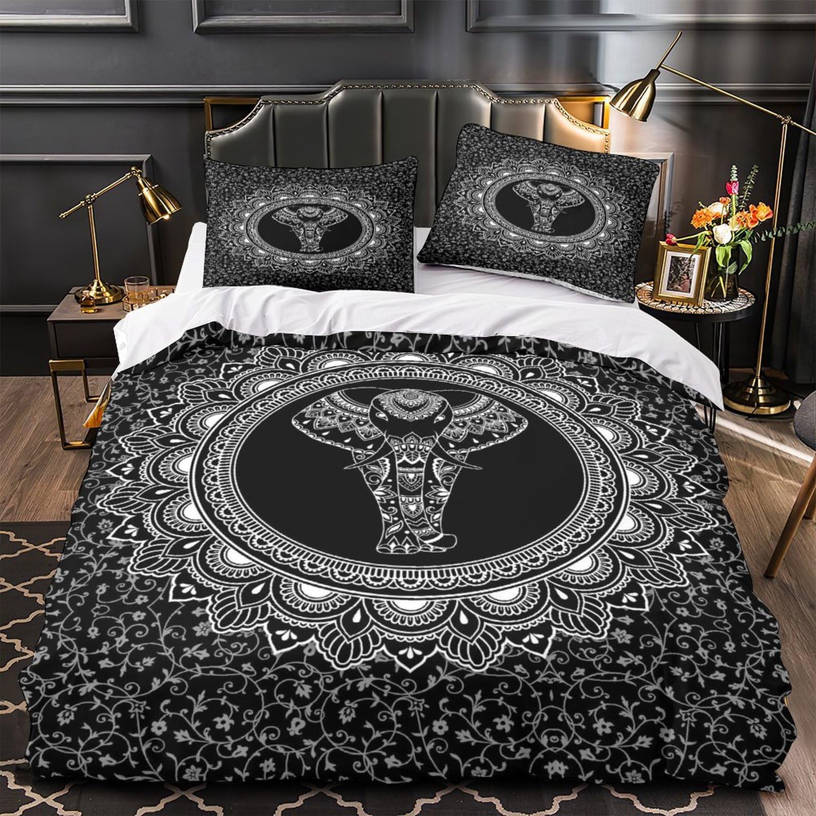 Housse de Couette Grues Asiatiques pour une Chambre Parentale Zen