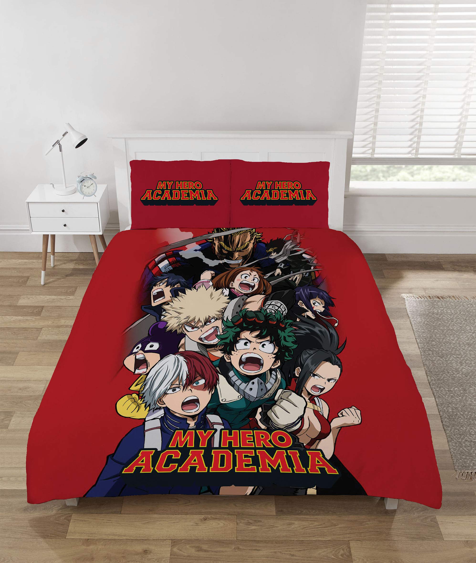 My Hero Academia Multi Duvet Set, Polyester, Double