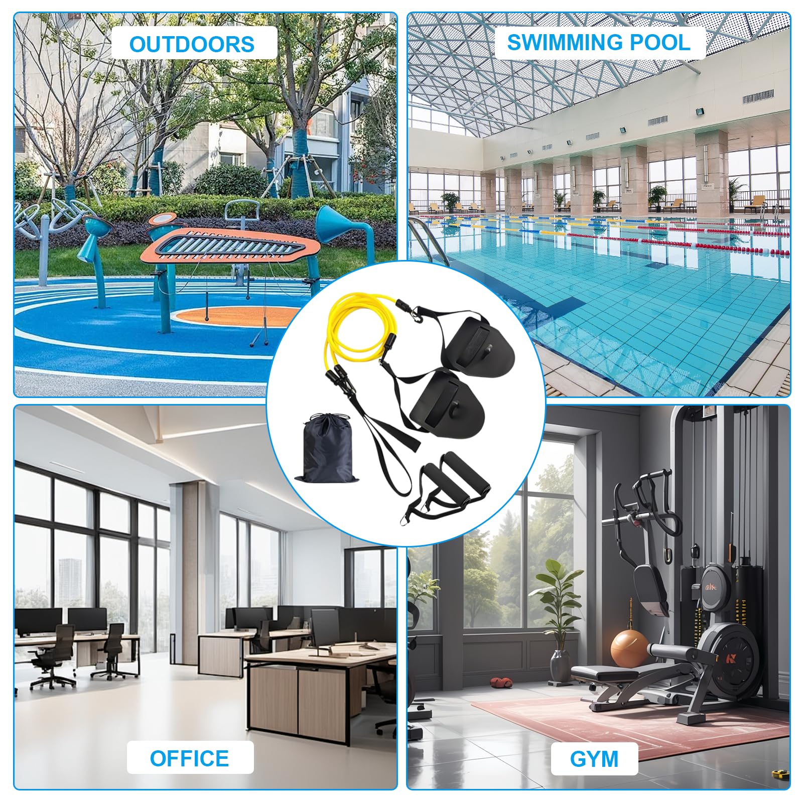 2in1 Zugseil Schwimmen Schwimmarmtraining Zugseil 2 In 1 Schwimmen Arm Training Zugseil Zugseil Schwimmtrainer 2 in 1 Schwimmarmtraining Zugseil für Schwimmtraining Armzug-Training