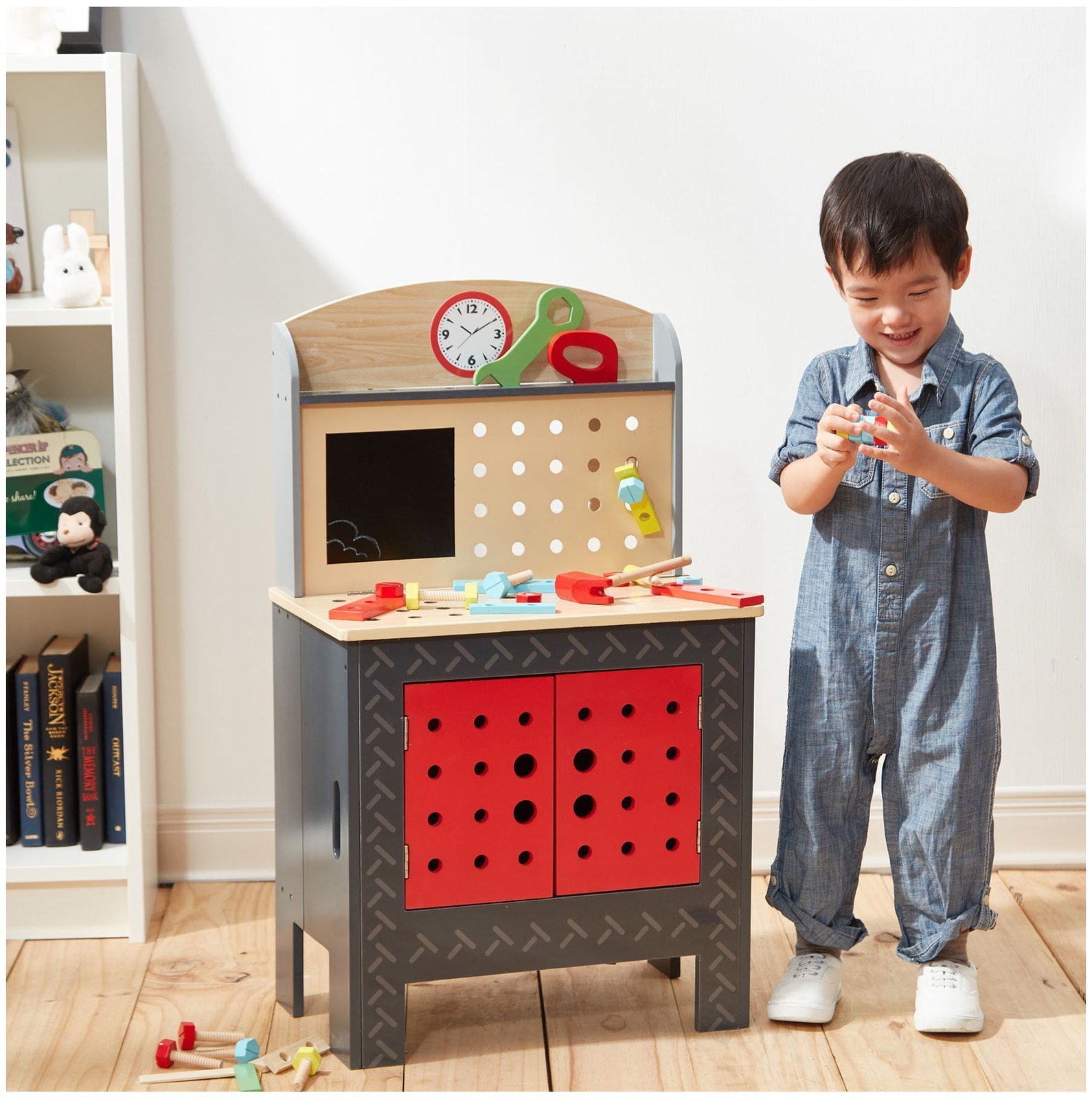 Teamson Kids - Piccolo banco da lavoro pieghevole Playset
