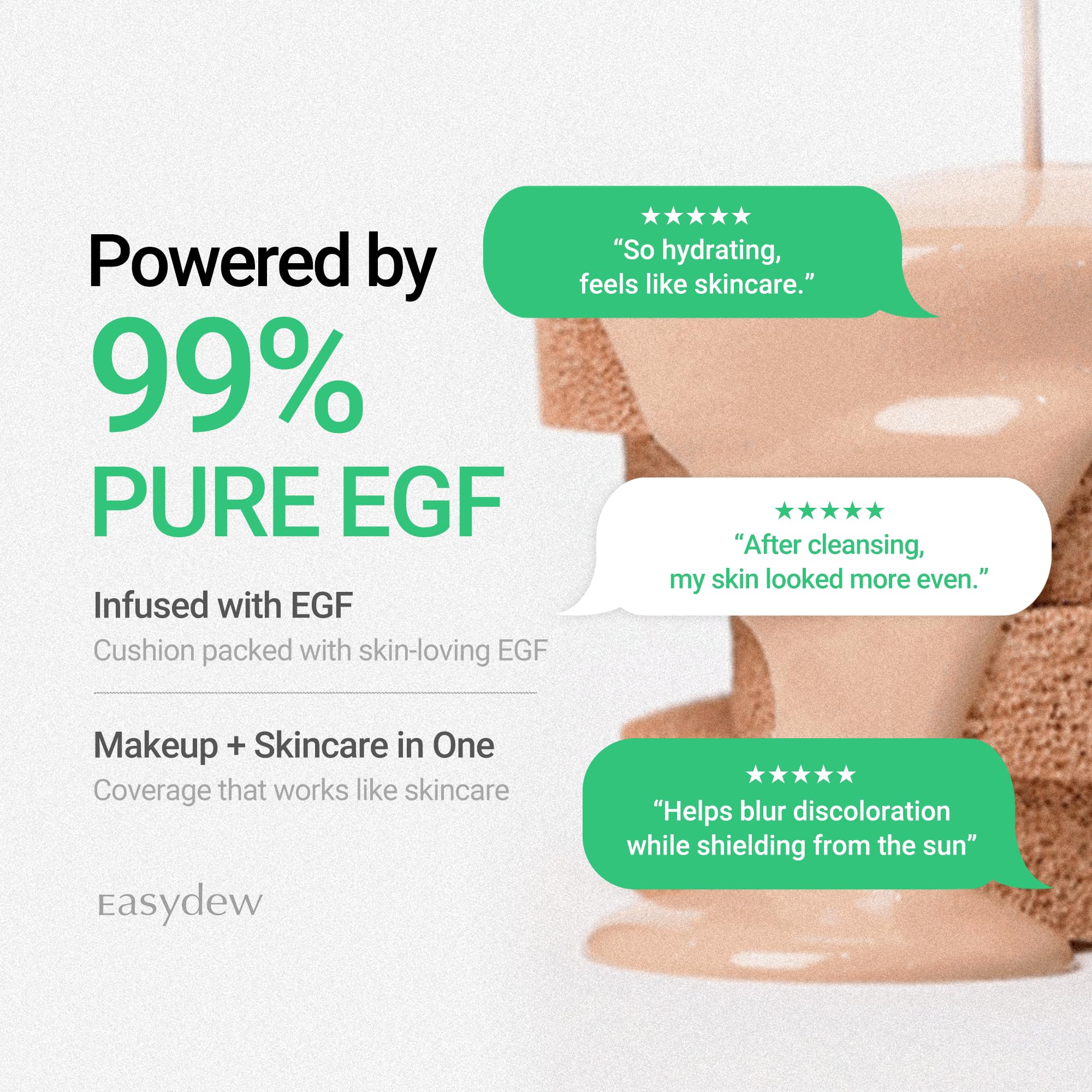 Easydew Mela B Toning Ampoule Cushion Foundation Refill
