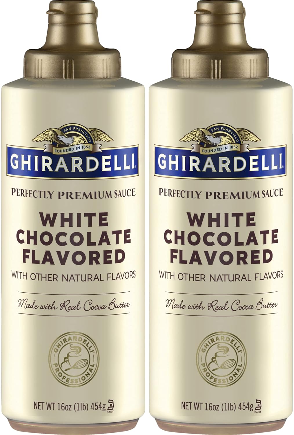 Ghirardelli White Chocolate Sauce 16 oz Squeeze Bottle