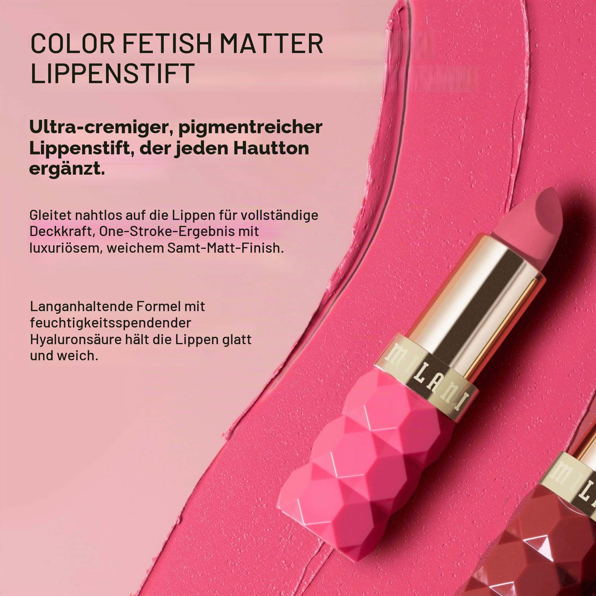 Milani Color Fetish Matte Lipstck 430 Secret