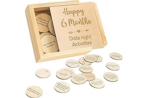 6 Months Anniversary Gifts for Him, Wooden Anniversary Gift for Boyfriend Girlfriend