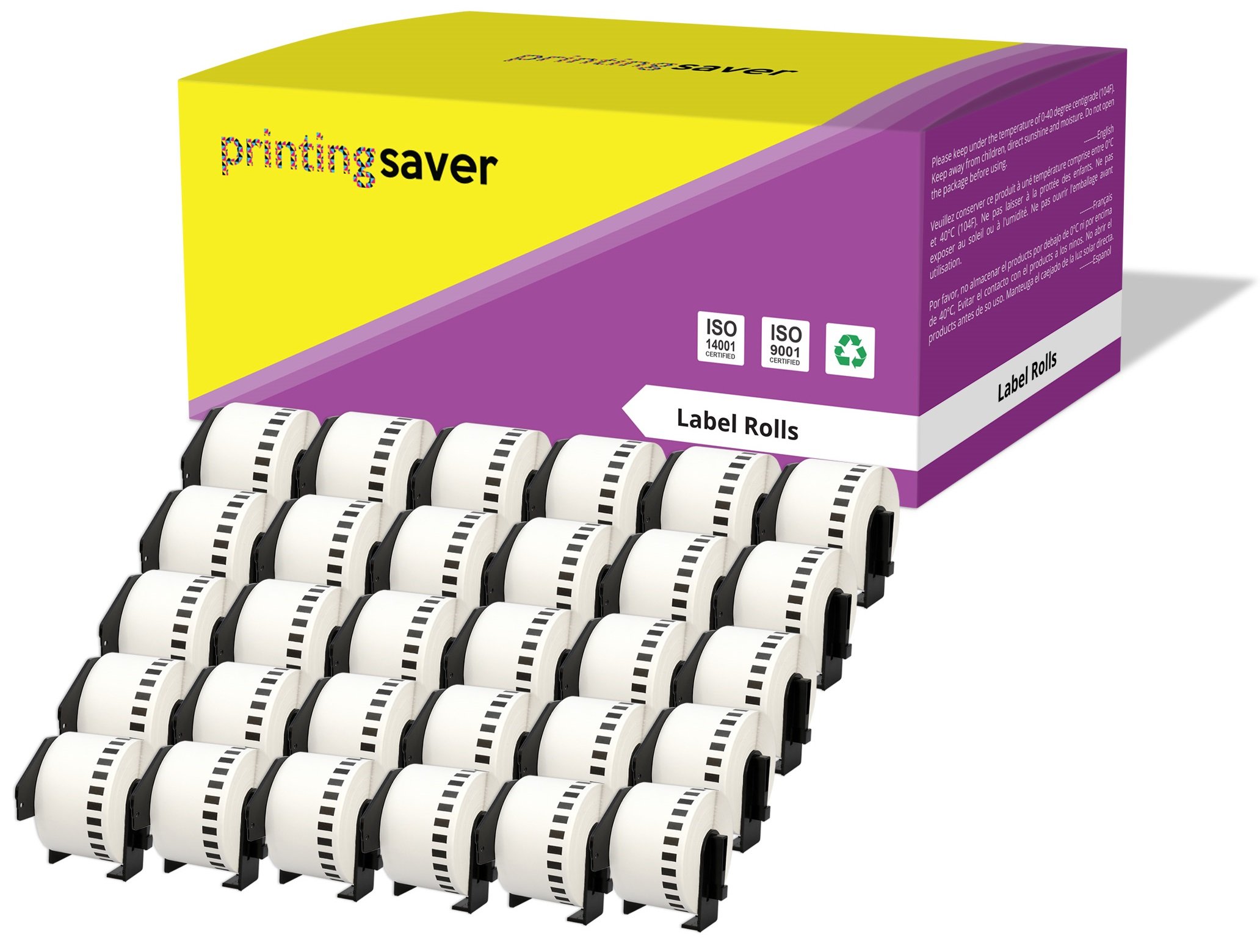 30x DK-22223 50 mm x 30,48 m Compatibili Etichette Nastri adesive continuo per Brother P-Touch QL-1110NWB QL-1100 QL-1060N QL-500 QL-500A QL-500BW QL-570 QL-580 QL-700 QL-710W QL-800 QL-810W QL-820NWB