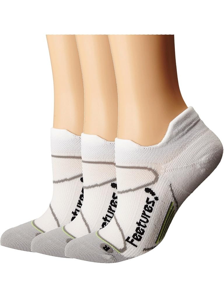 Feetures Elite Light Cushion No Show Tab 3-Pair Pack