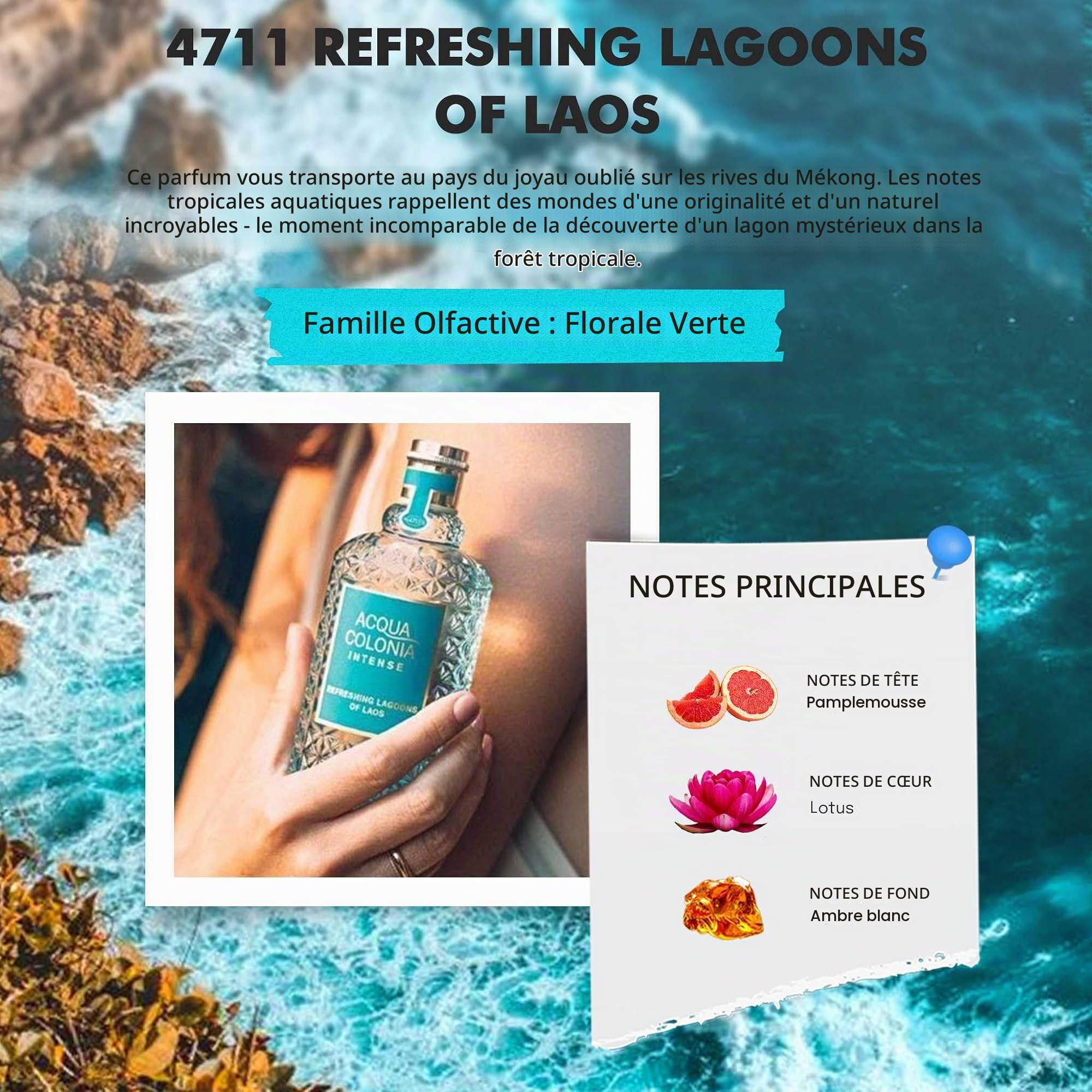 4711 Acqua Colonia Intense® Refreshing Lagoons of Laos | Eau de Cologne | 170 ml