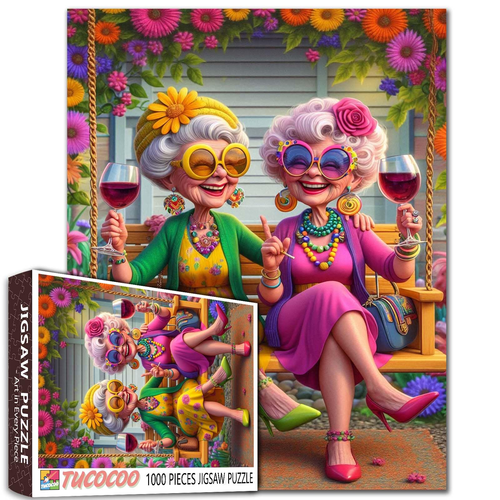 Tucocoo Swing Old Woman Jigsaw Puzzle 1000 Pieces: Challenging Fun — Is It Worth the Investment?
