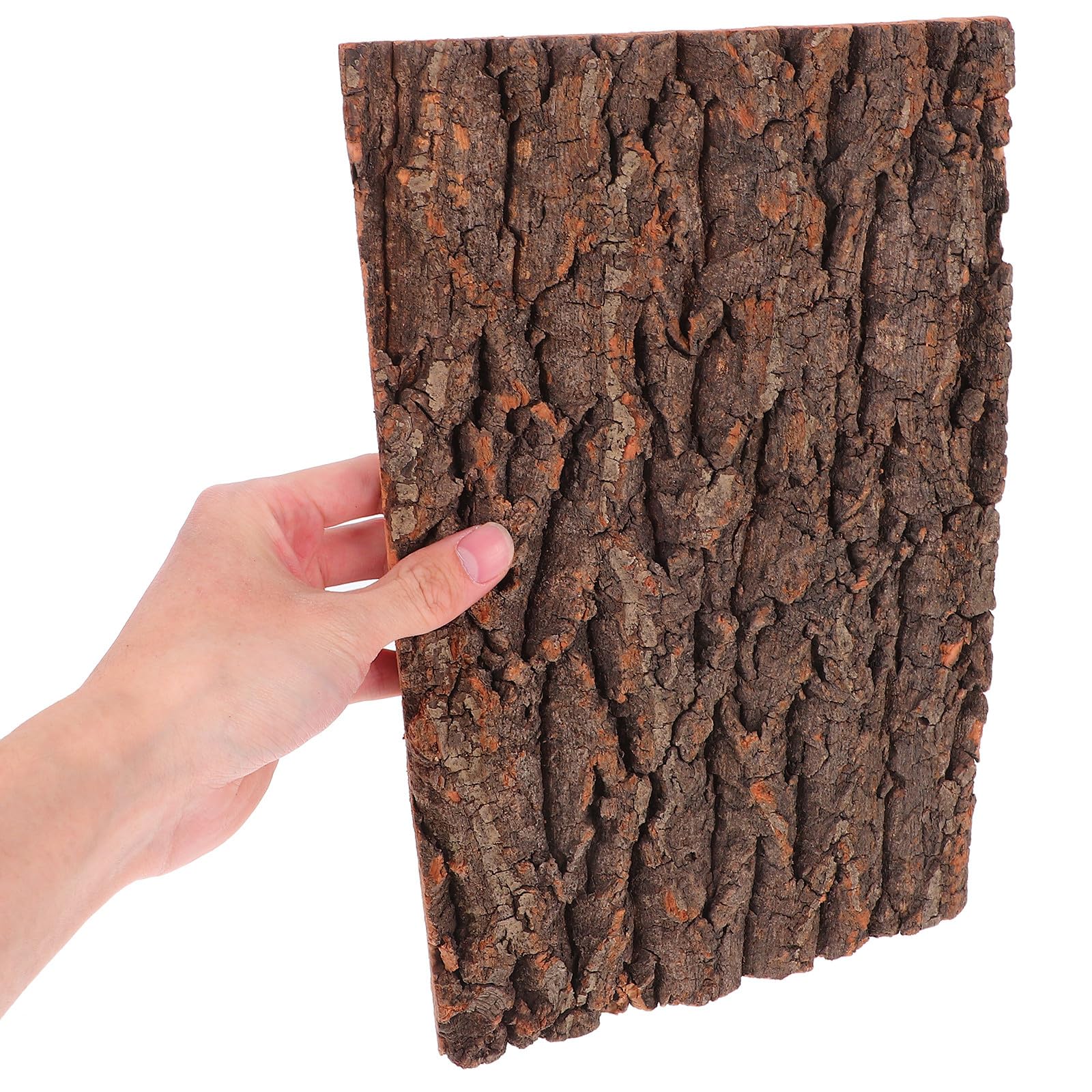 Gatuida Corteza de Árbol Decorativa para Terrarios 3 Piezas Plataforma de Escalada Efecto Natural Adecuado para Lagartos y Tortugas Pequeñas