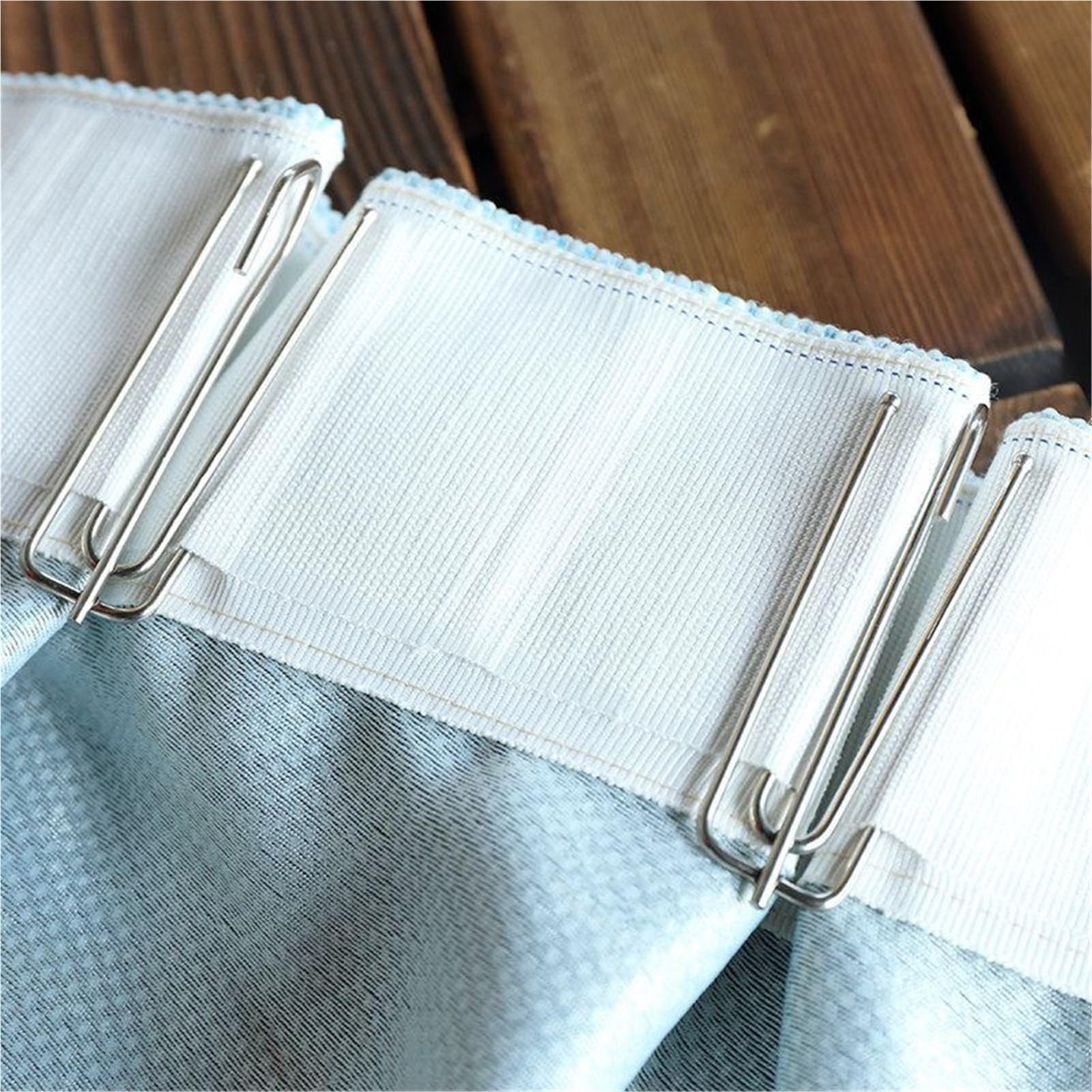 Tissu De Rideau 52 Mètres avec Crochet Universel pour Rideaux