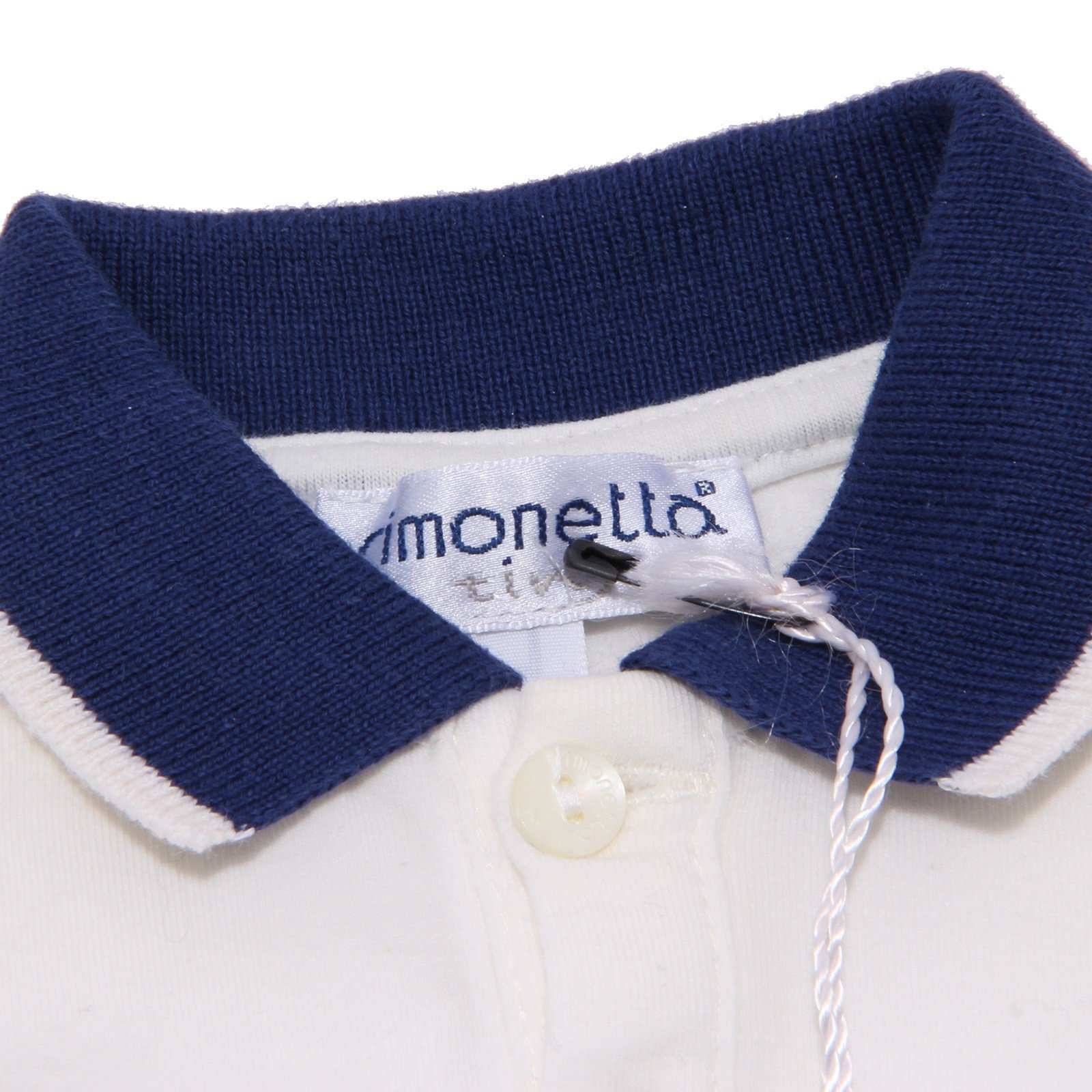 Simonetta 4516S body bimbo TINY polo manica lunga maglia t-shirt body kid
