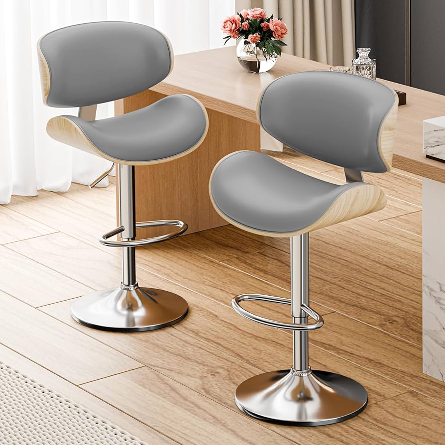 switchさま専用　WOW STOOL 2脚セット Amazon.com: Aowos Bar Stools Set of 2, Adjustable Swivel