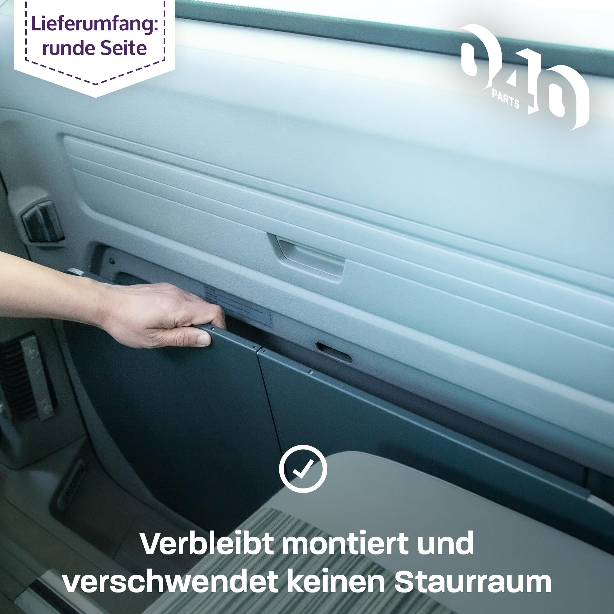 Juego de ampliación de mesa para VW T5/T6/T6.1 California (lado redondo)