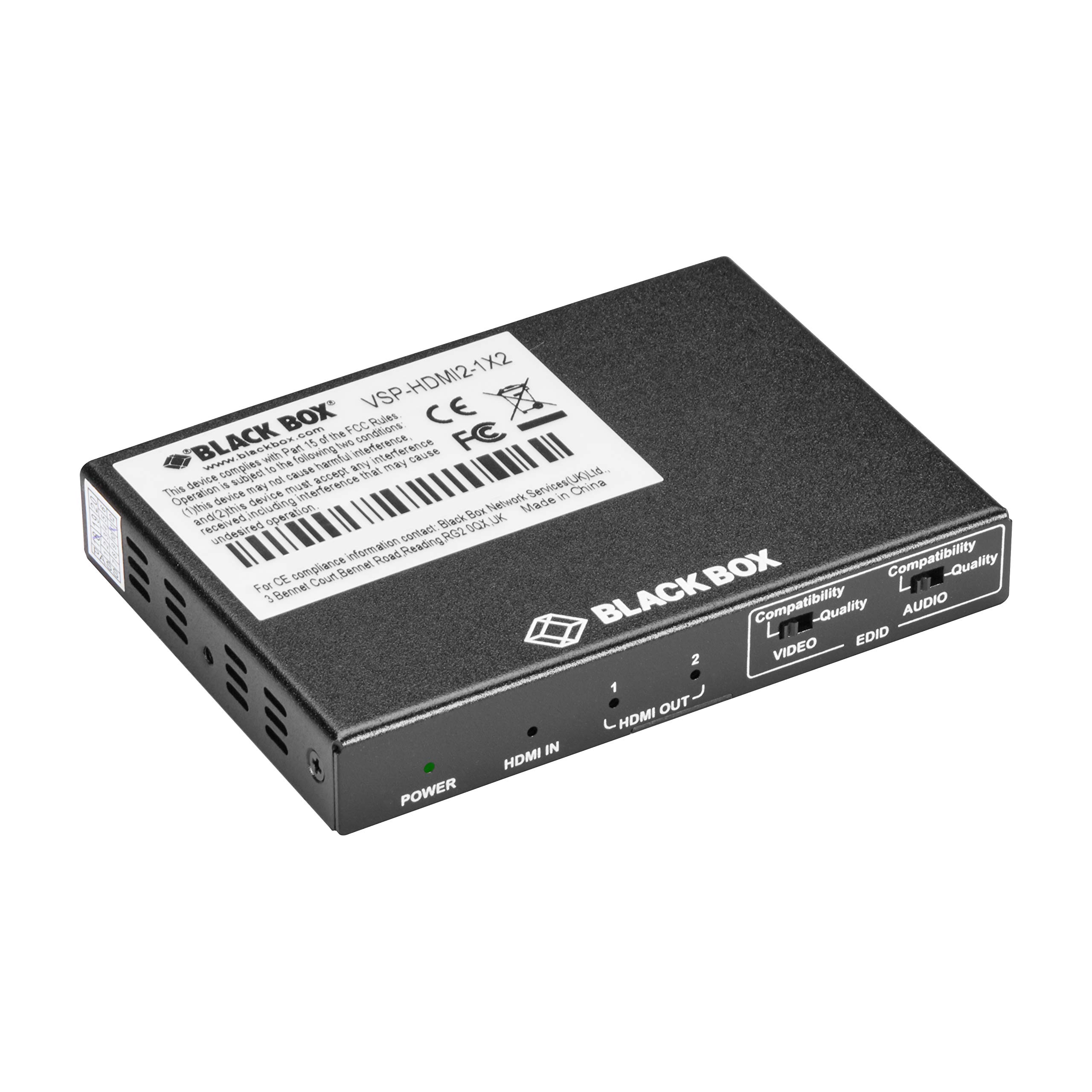 Amazon.com: Black Box HDMI 2.0 4K60 1x2 Splitter : Electronics