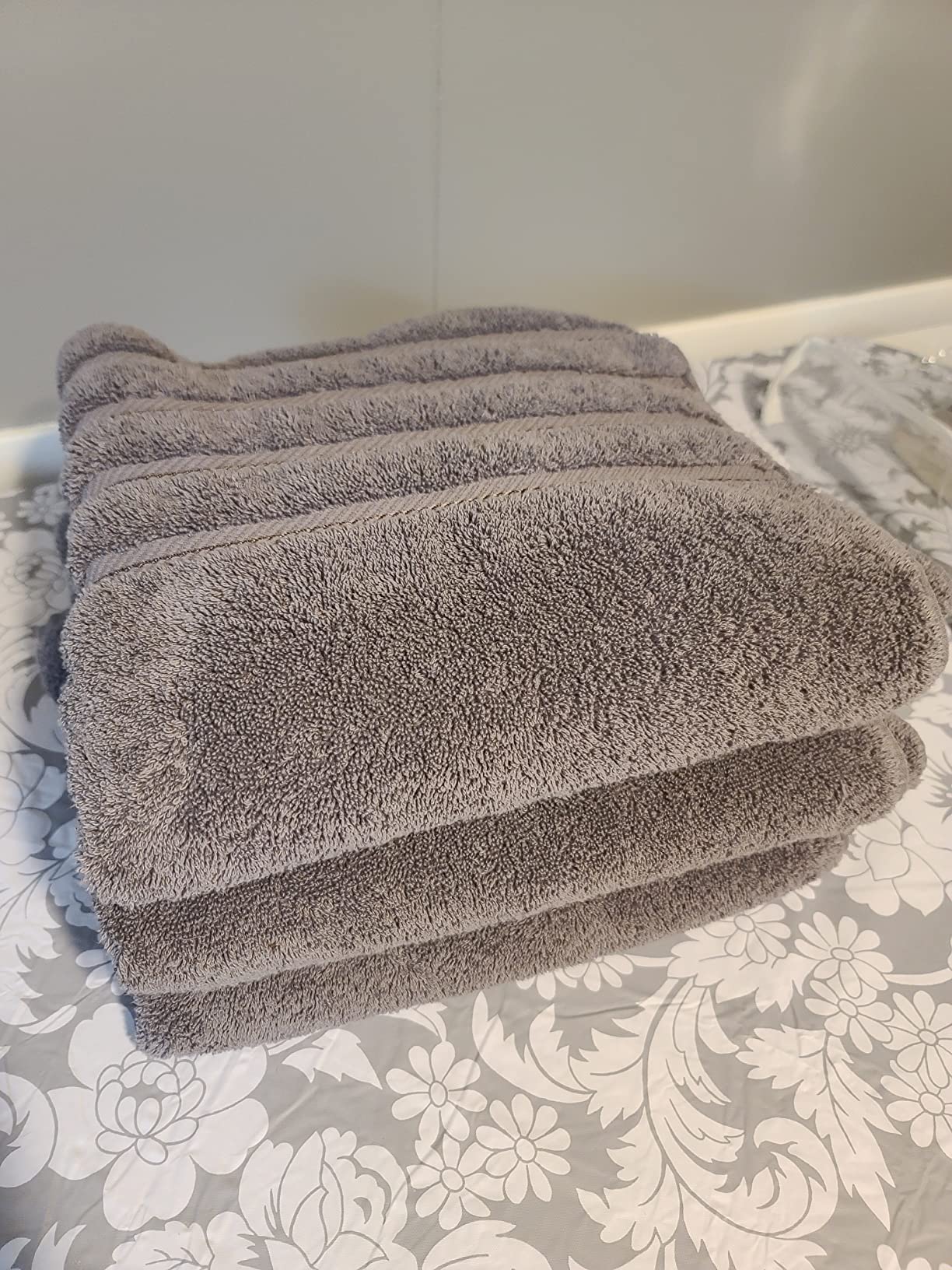 11/mo Finance American Soft Linen 4 Piece Bath Towel Set, 100