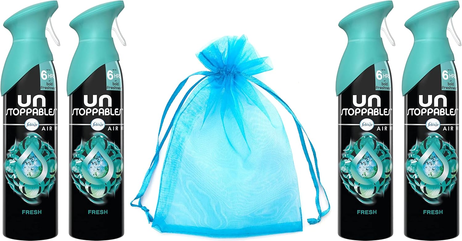 Febreze Unstoppables Air Mist, Air Freshener Spray, 300ml, Fresh Scent