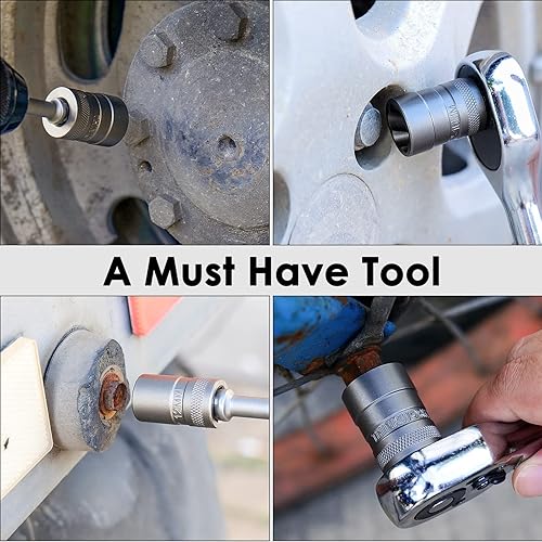 Miniatura 6 de THINKWORK Kit extractor de pernos, juego de 20 extractores de pernos, extractor de pernos pelados para quitar pernos, tuercas y tornillos dañados,