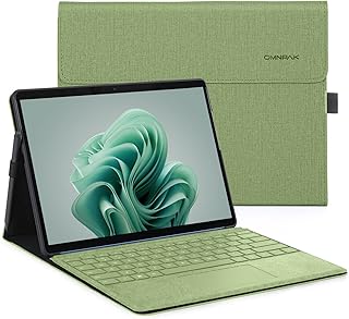 Omnpak Microsoft Surface Pro 9 Case and Cover, Lightweight Protective, Multiple Angle, Stylus Holder, Designed for Surface Pro 9/Pro 9 5G 13" 2022 Tablet, Compatible with Type Cover Keyboard