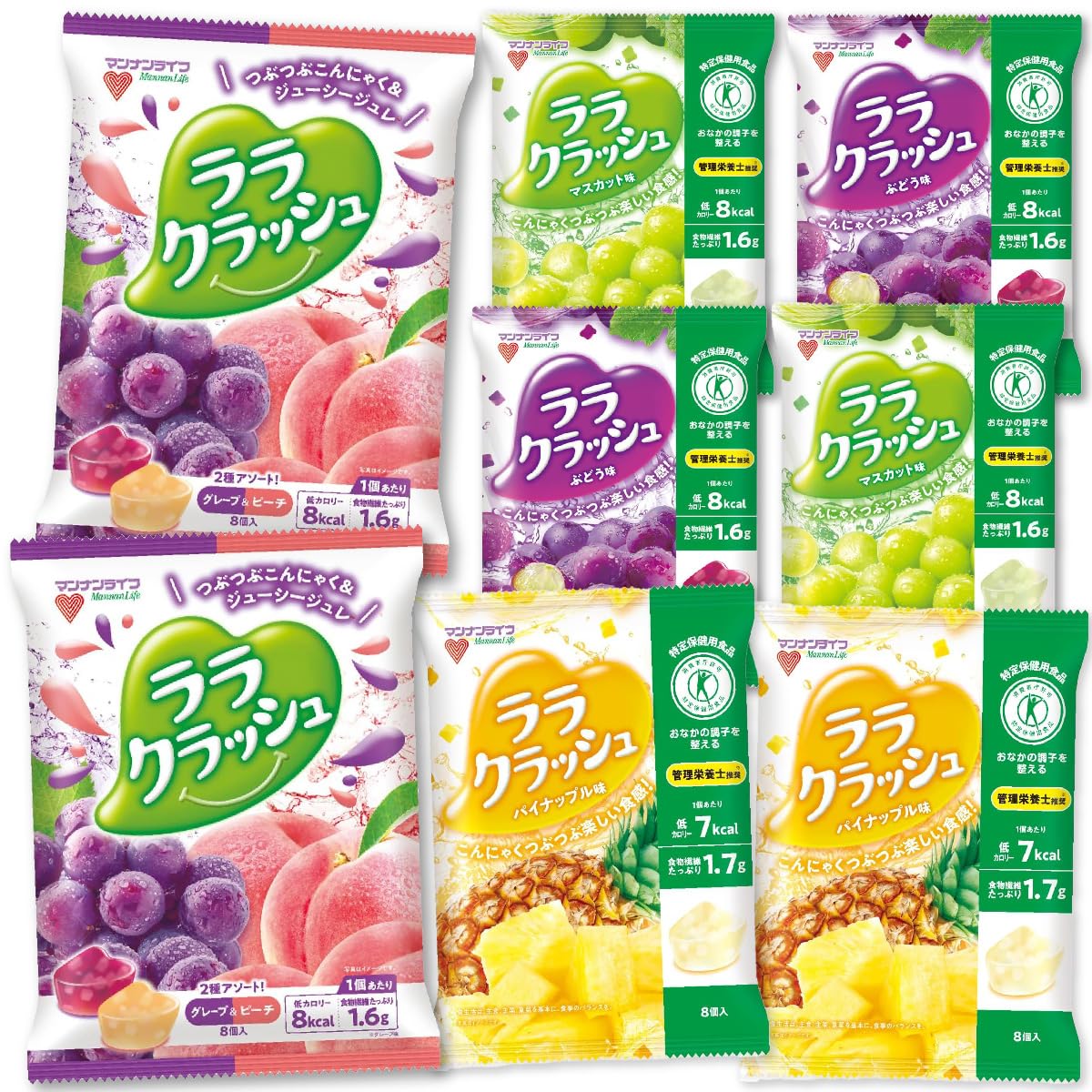 Amazon.co.jp: マンナンライフ 蒟蒻畑 蒟蒻ゼリー こんにゃくゼリー