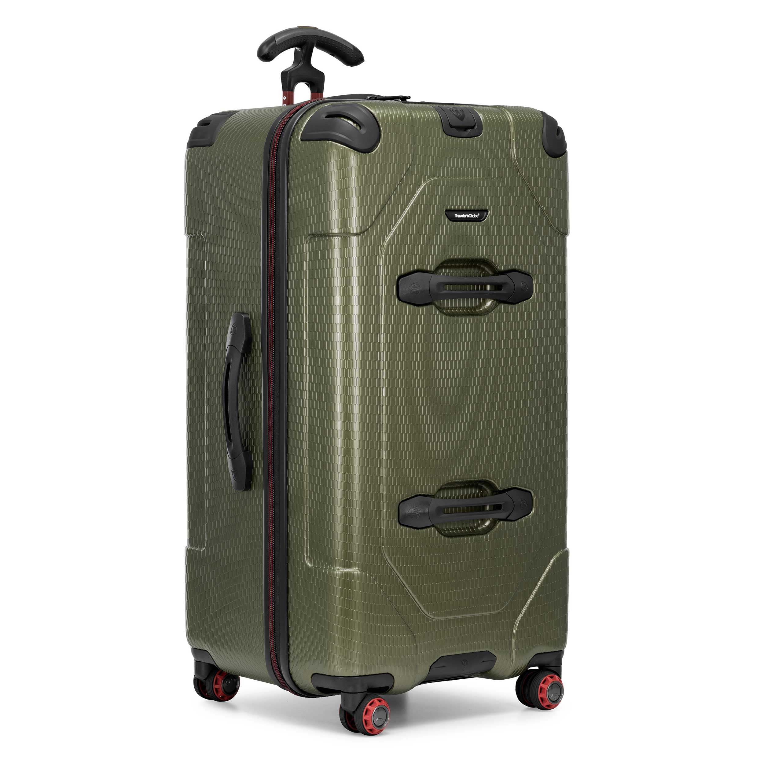 Maxporter II 30" Polycarbonate Hardside Trunk Luggage with Spinner Wheels, TSA Lock, Dark Green