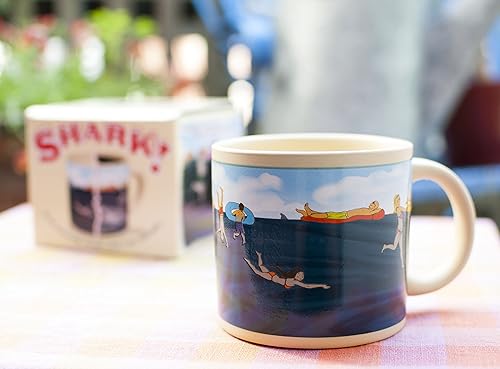 Miniatura 2 de Taza que cambia de calor, añade café o té y los tiburones que acechan bajo el agua aparecen - Viene en una divertida caja de regalo